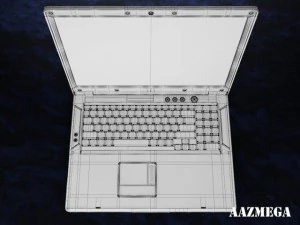 notebook sager m17 Modelo 3D