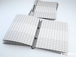 restaurant menu 3D Model