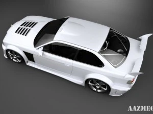 bmw e36 shark tuning 3D Model