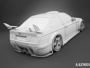 bmw e36 shark tuning Modèle 3D