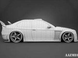 bmw e36 shark tuning 3D Model