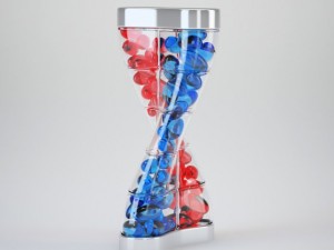 dna bottle with softgel capsules 3D Modell