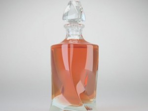 bottle with whisky Model 3D