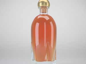 bottle with whisky 3D मॉडल