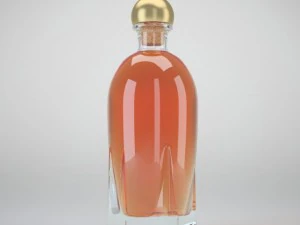 bottle with whisky 3D Model