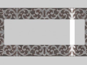 devondevon mirror maine silver 3D Model