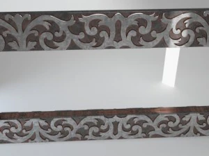 devondevon mirror maine silver 3D Model
