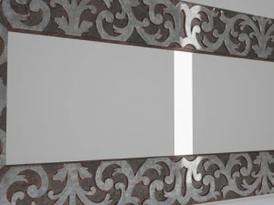 devondevon mirror maine silver 3D Model