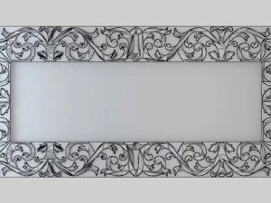 devondevon mirror maine silver 3D Model