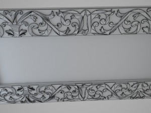 devondevon mirror maine silver 3D Model