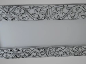 devondevon mirror maine silver 3D Model