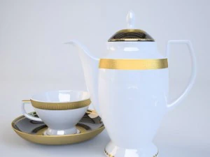 zepter blackwhite set 3D Model