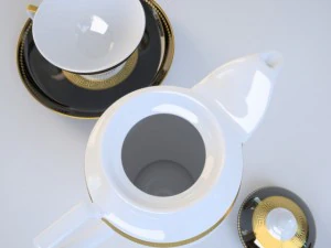 zepter blackwhite set 3D Model
