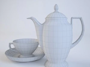 zepter blackwhite set 3D Model