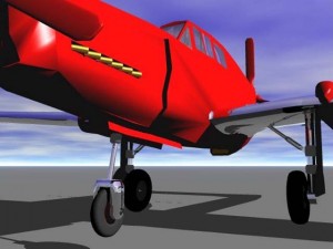 fokker d23 3D मॉडल