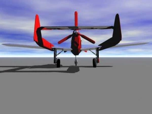 fokker d23 Modelo 3D