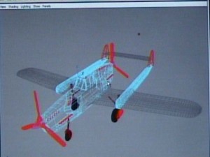 fokker d23 3D मॉडल