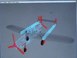 fokker d23 Modelo 3D