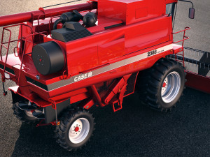 case 2388 harvester 3Dモデル