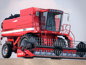case 2388 harvester 3Dモデル