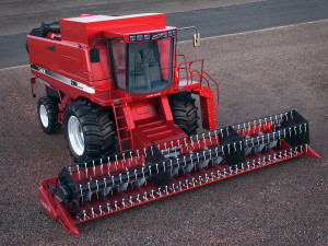 case 2388 harvester 3Dモデル
