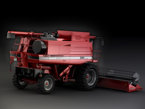 case 2388 harvester 3Dモデル