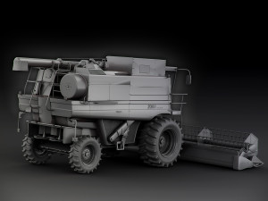 case 2388 harvester 3Dモデル