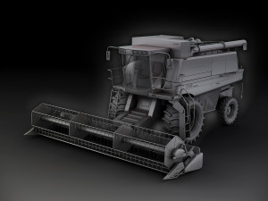 case 2388 harvester 3Dモデル