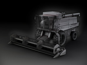 case 2388 harvester 3Dモデル