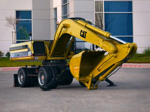 caterpillar m320 wheel excavator 3D Model