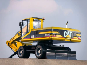 caterpillar m320 wheel excavator 3D Model
