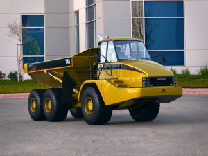 caterpillar 740 articulated truck 3D मॉडल