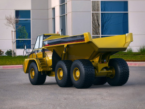 caterpillar 740 articulated truck 3D मॉडल