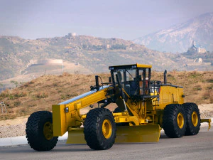 caterpillar 24m motor mining grader 3D Model