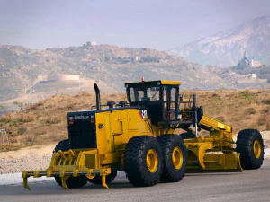 caterpillar 24m motor mining grader 3D Model