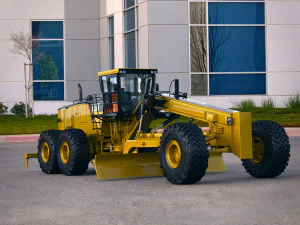 caterpillar 24m motor mining grader 3D Model