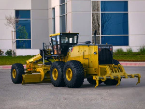 caterpillar 24m motor mining grader 3D Model