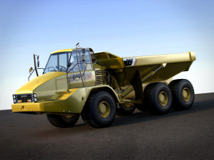 caterpillar 725 articulated truck 3D Model in Heavy Equipment 3DExport