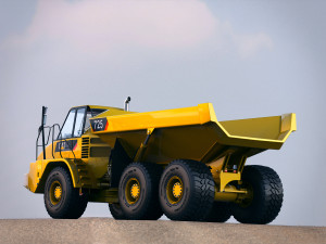 caterpillar 725 articulated truck 3D 모델
