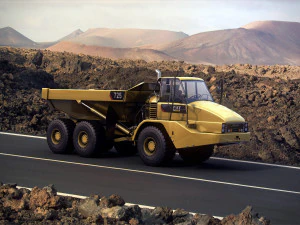 caterpillar 725 articulated truck 3D Model