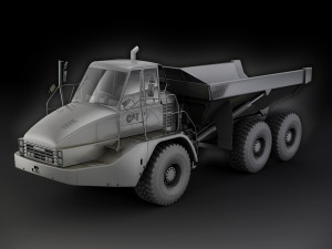 caterpillar 725 articulated truck 3D 모델