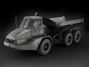 caterpillar 725 articulated truck 3D 모델