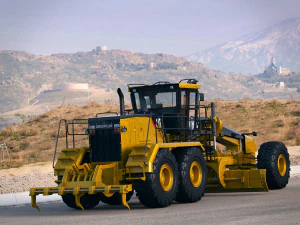 caterpillar 16m motor mining grader 3D Model