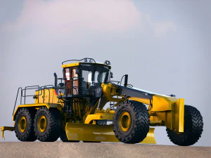 caterpillar 16m motor mining grader 3D Model