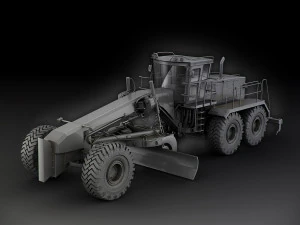 caterpillar 16m motor mining grader 3D Model