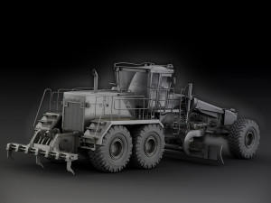caterpillar 16m motor mining grader 3D 모델