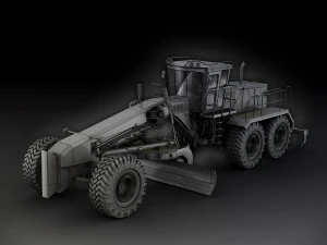 caterpillar 16m motor mining grader 3D Model