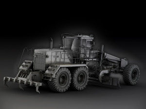 caterpillar 16m motor mining grader 3D 모델