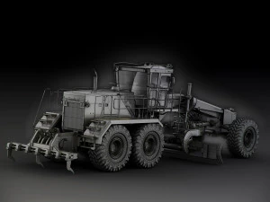 caterpillar 16m motor mining grader 3D Model