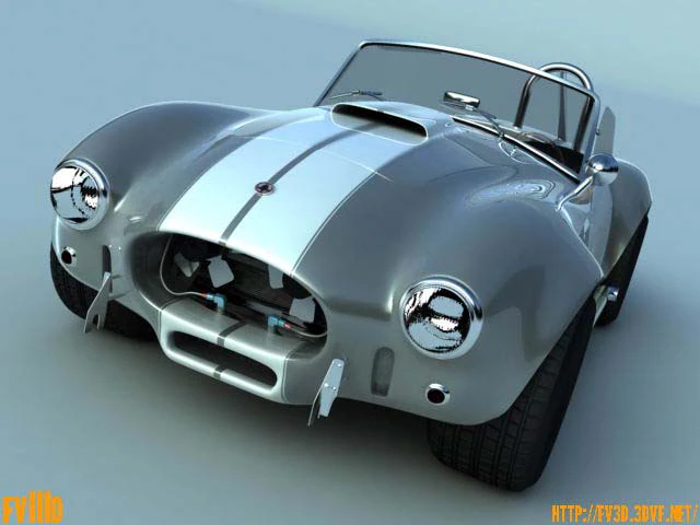 shelby 427 3D Model .c4d .max .obj .3ds .fbx .stl .blend 